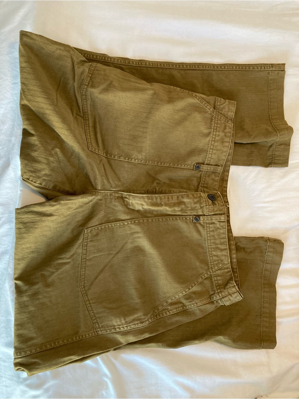 Madewell Olive-Tone Casual Pants